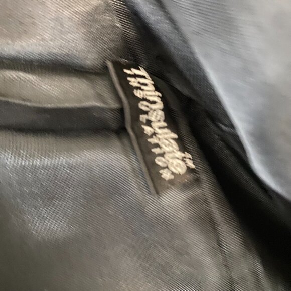 L.L. Bean Peacoat Size 20 Reg Navy Double Breasted Wool Cashmere Thinsulate - Picture 10 of 16